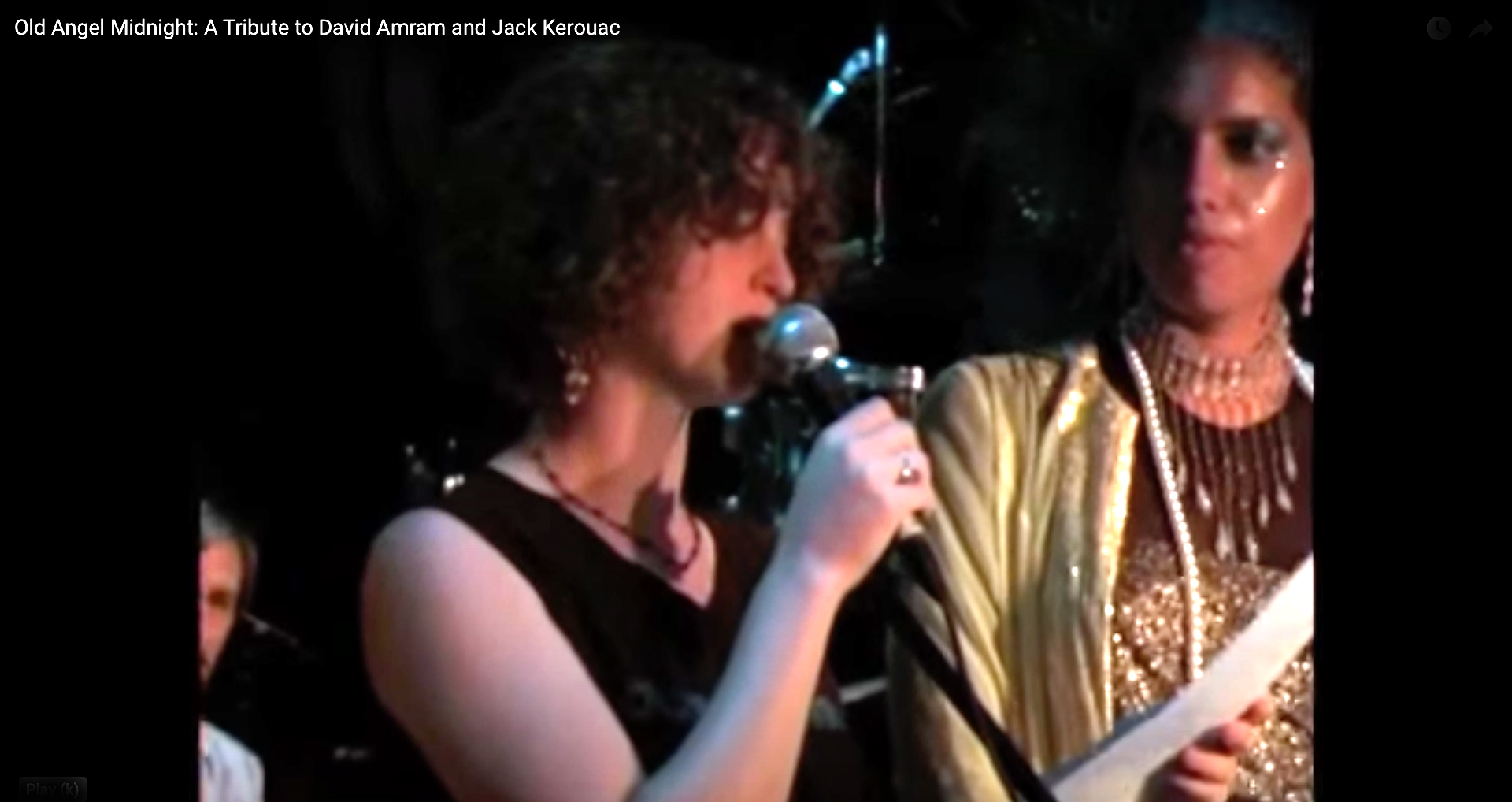 Adira Amram and Ekayani, Old Angel Midnight Reading at HOWL Festival 2004 NYC